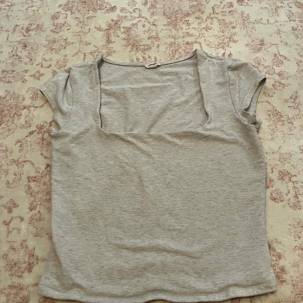 garage square neck top